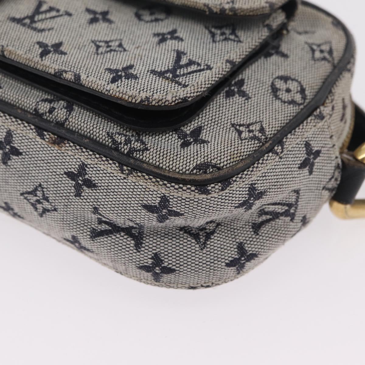 LOUIS VUITTON Monogram Mini Juliet MM Shoulder Bag Blue M92004 LV Auth 206699