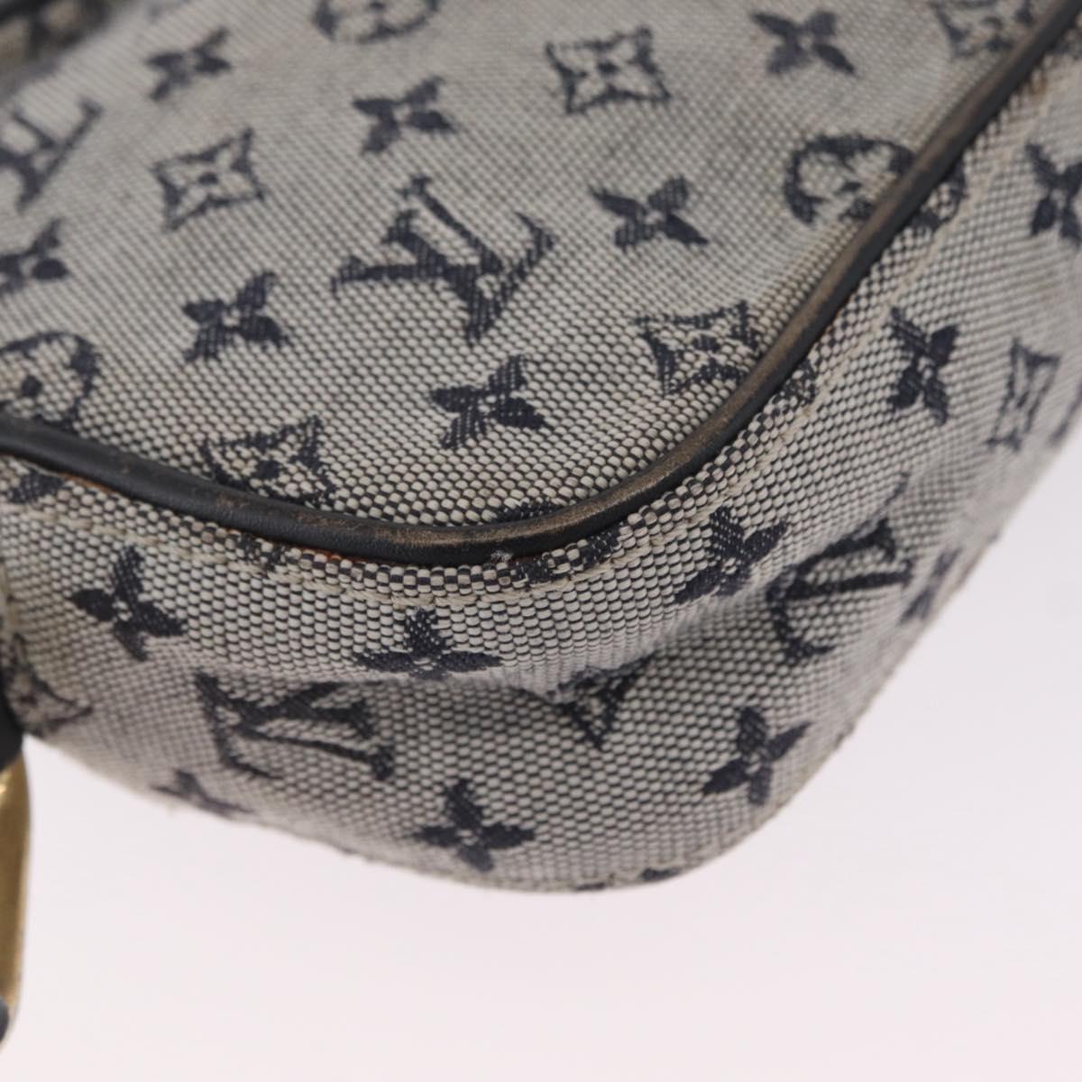 LOUIS VUITTON Monogram Mini Juliet MM Shoulder Bag Blue M92004 LV Auth 206699