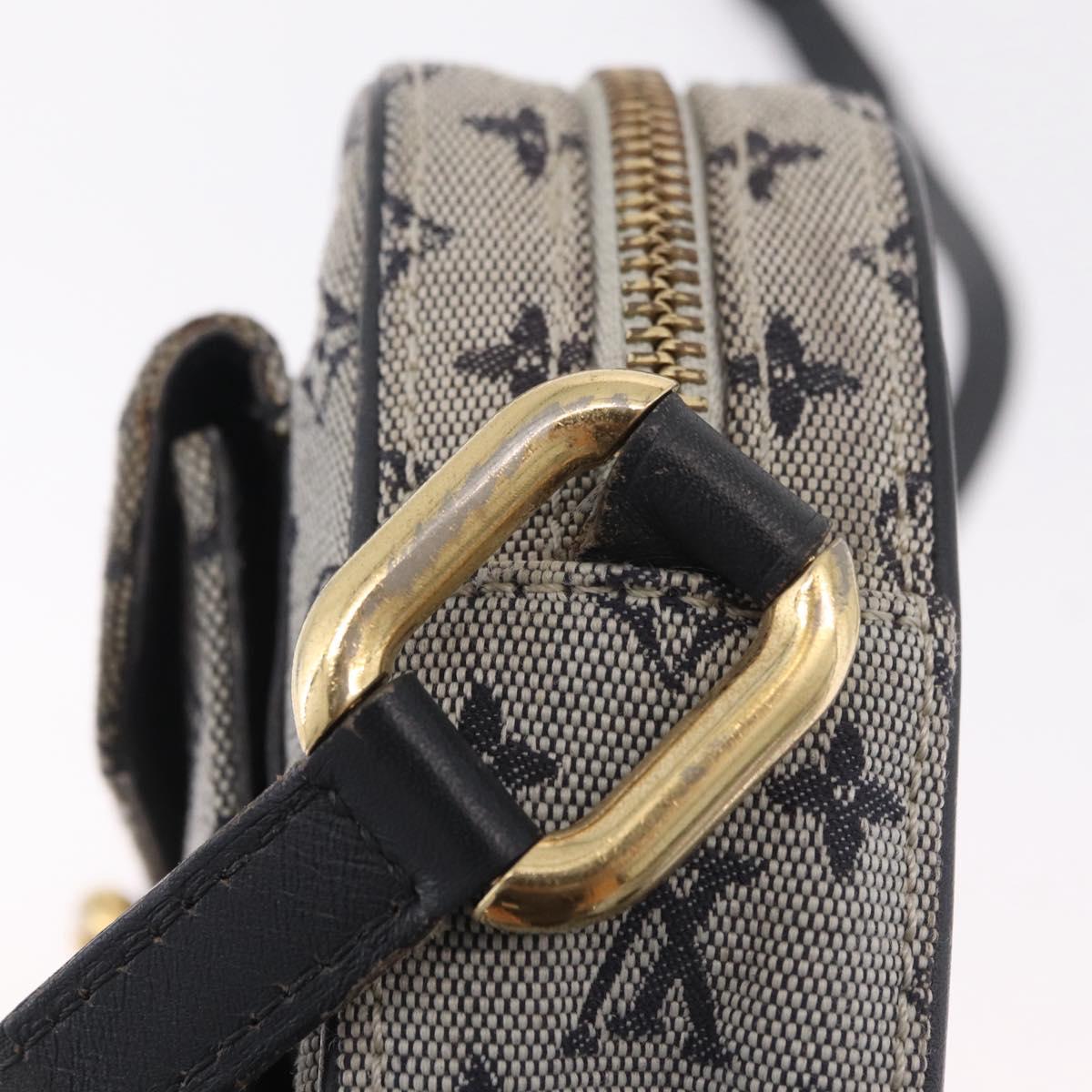 LOUIS VUITTON Monogram Mini Juliet MM Shoulder Bag Blue M92004 LV Auth 206699