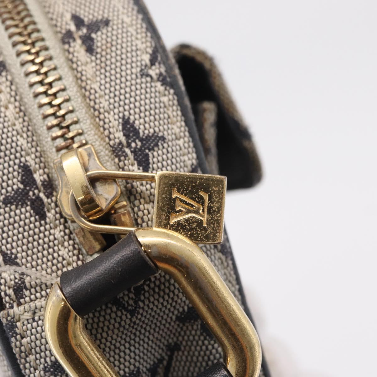 LOUIS VUITTON Monogram Mini Juliet MM Shoulder Bag Blue M92004 LV Auth 206699