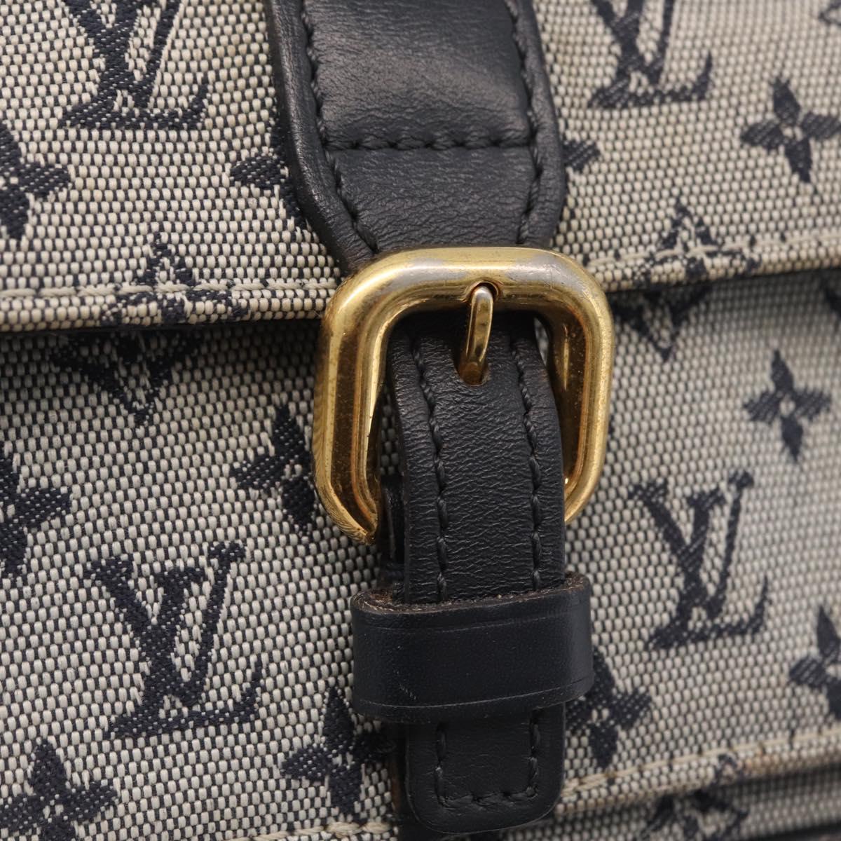 LOUIS VUITTON Monogram Mini Juliet MM Shoulder Bag Blue M92004 LV Auth 206699