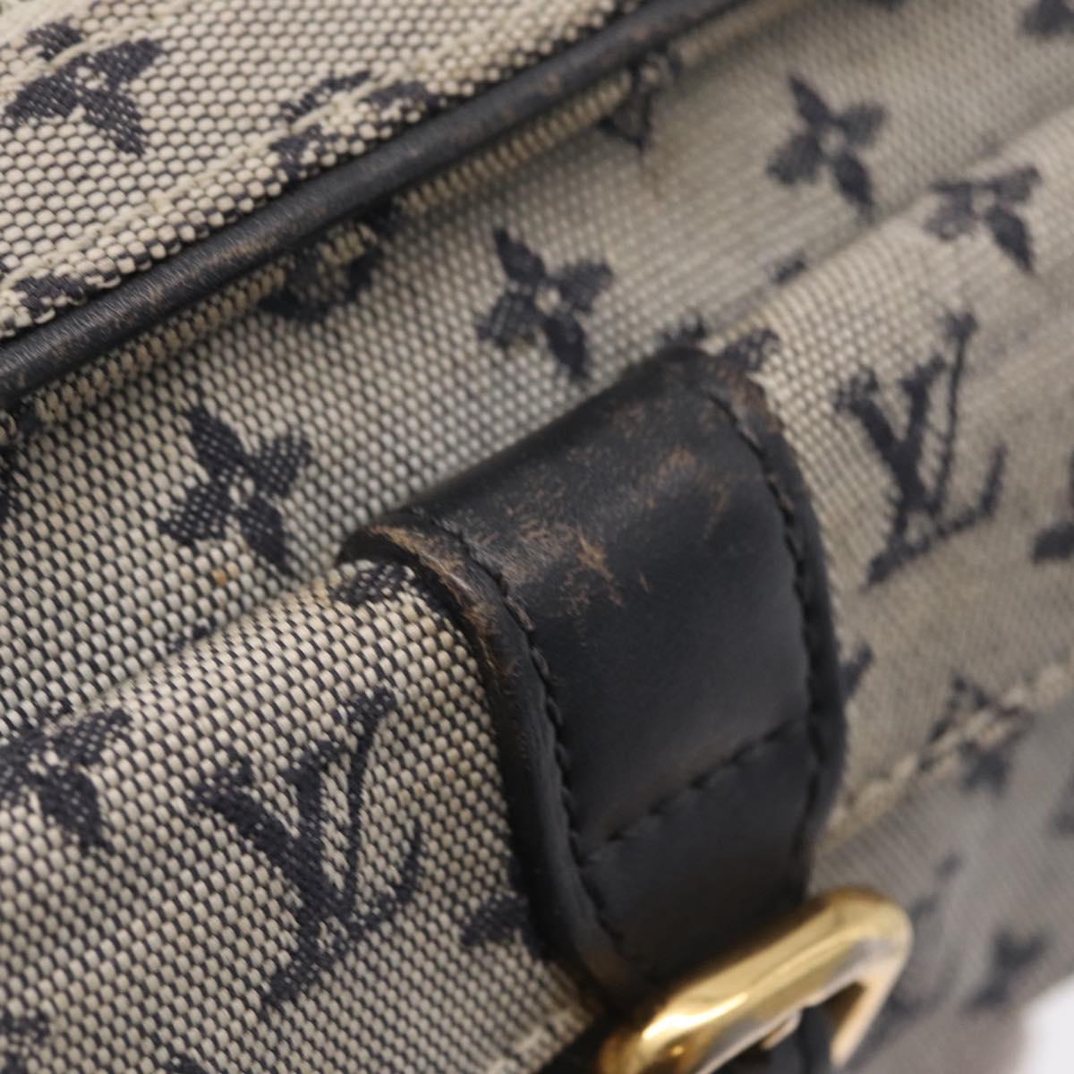 LOUIS VUITTON Monogram Mini Juliet MM Shoulder Bag Blue M92004 LV Auth 206699