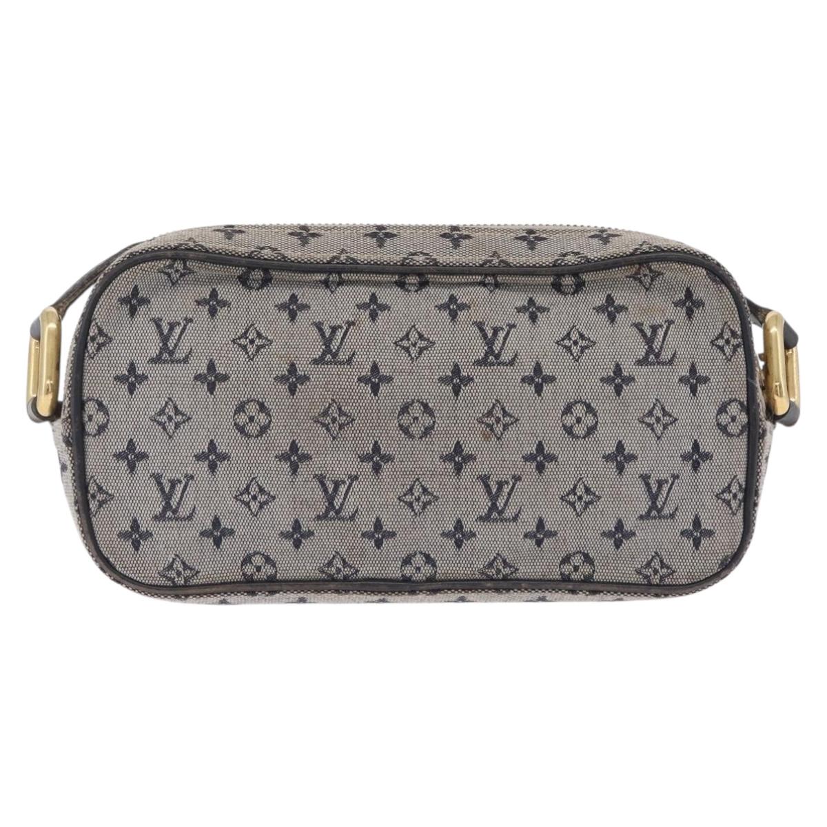 LOUIS VUITTON Monogram Mini Juliet MM Shoulder Bag Blue M92004 LV Auth 206699