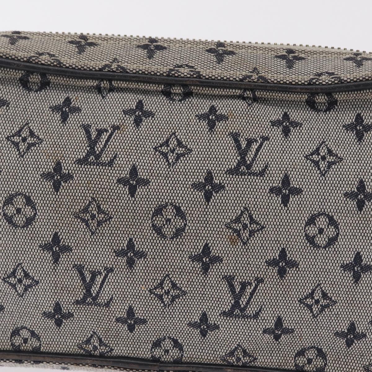 LOUIS VUITTON Monogram Mini Juliet MM Shoulder Bag Blue M92004 LV Auth 206699