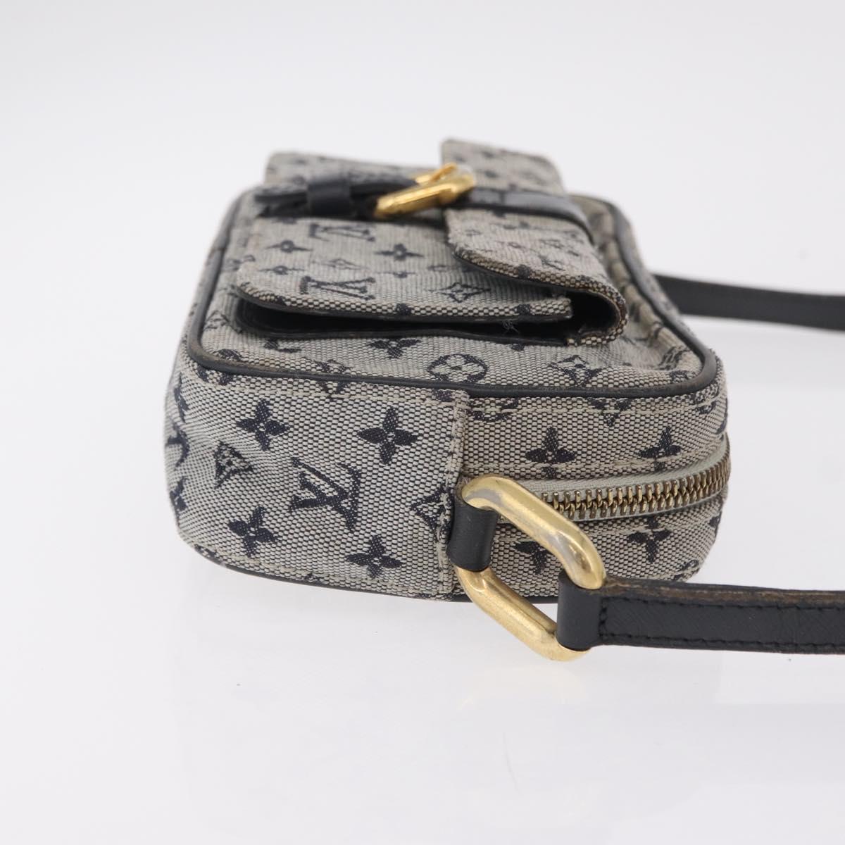 LOUIS VUITTON Monogram Mini Juliet MM Shoulder Bag Blue M92004 LV Auth 206699