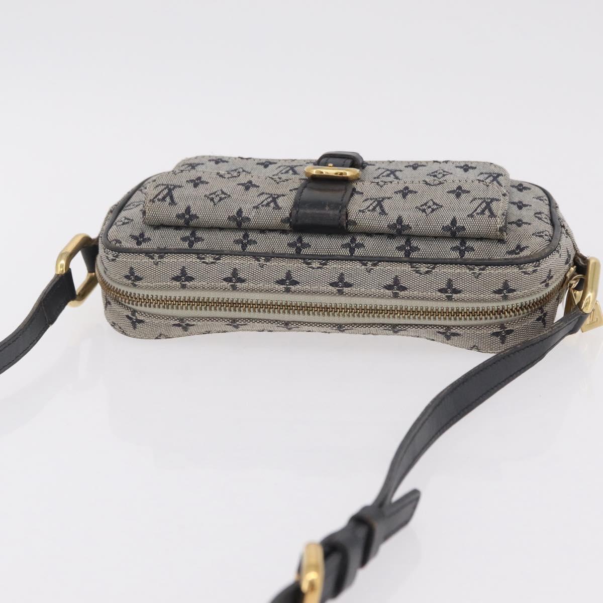 LOUIS VUITTON Monogram Mini Juliet MM Shoulder Bag Blue M92004 LV Auth 206699