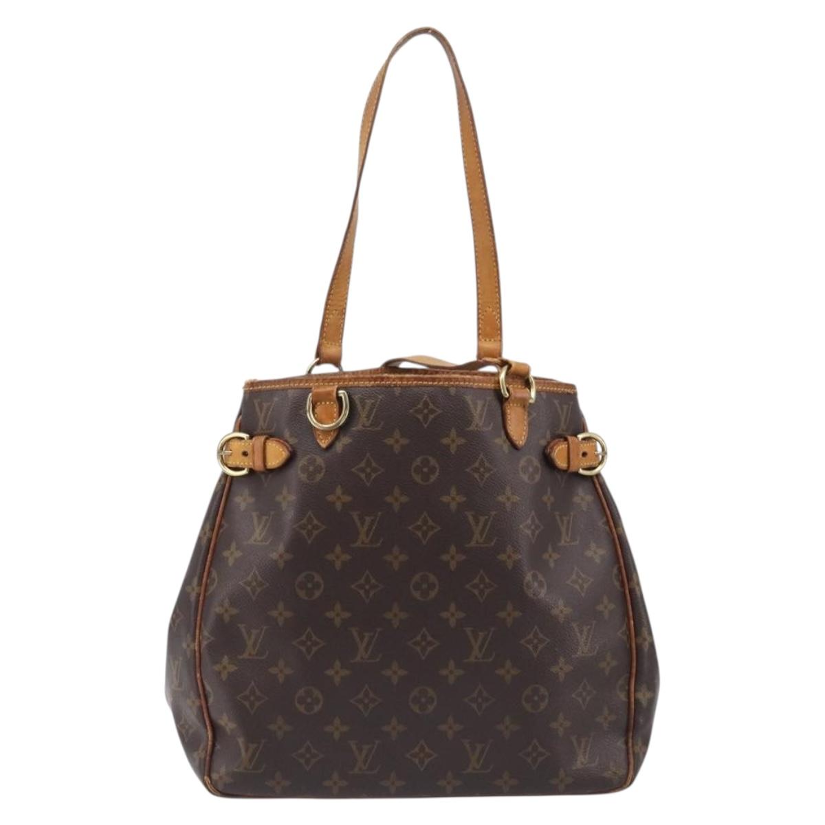 LOUIS VUITTON Monogram Batignolles Vertical Tote Bag M51153 LV Auth 206760