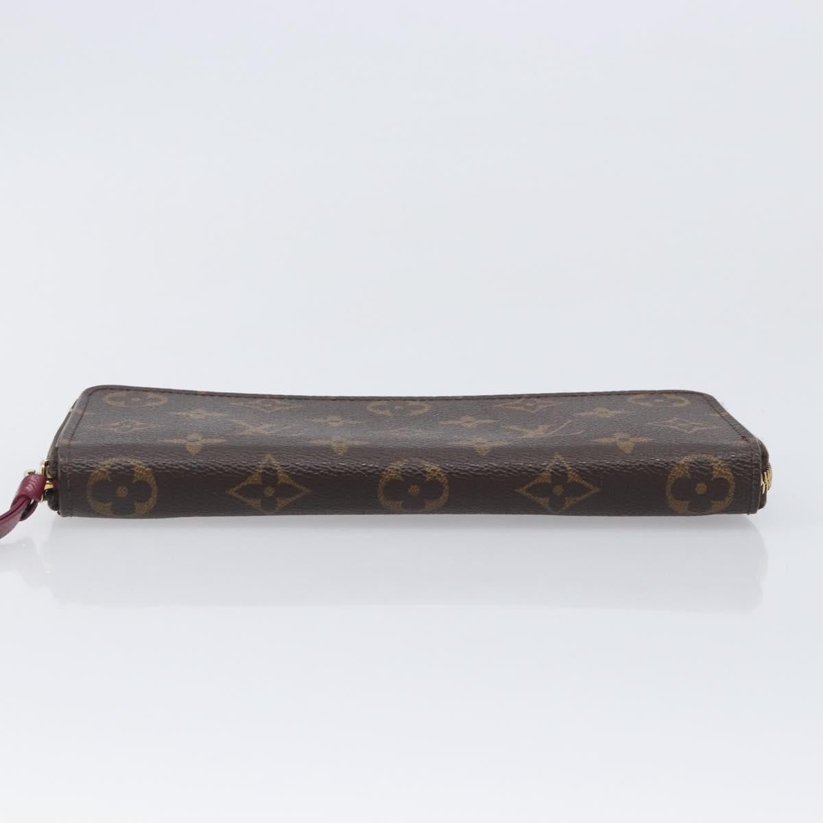 LOUIS VUITTON Monogram Portefeuille Clemence Long Wallet M60742 LV Auth 206815