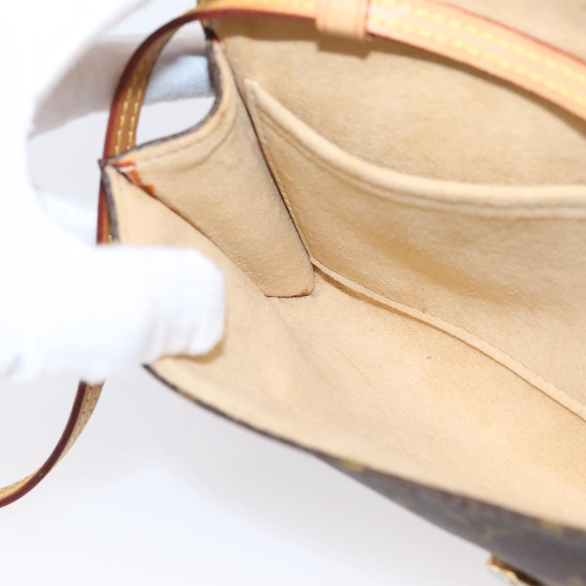 LOUIS VUITTON Monogram Pochette Twin GM Shoulder Bag M51852 LV Auth 206816V
