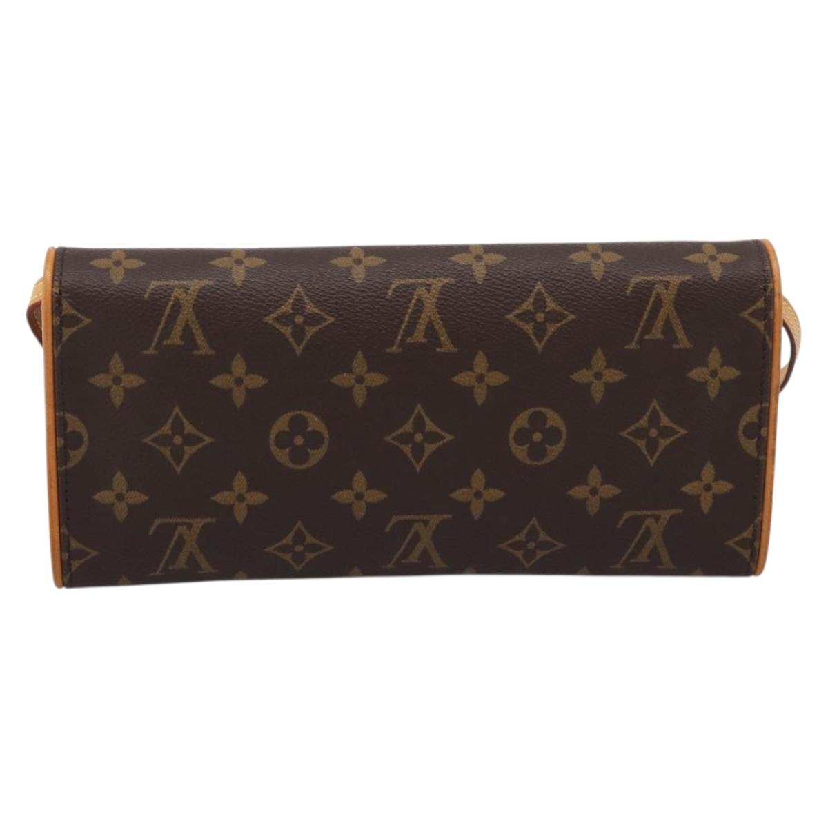 LOUIS VUITTON Monogram Pochette Twin GM Shoulder Bag M51852 LV Auth 206816V