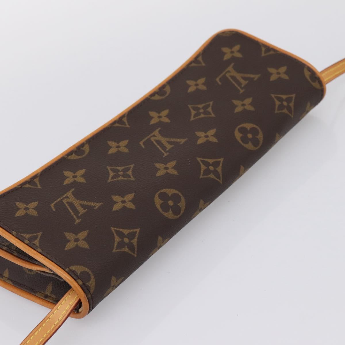 LOUIS VUITTON Monogram Pochette Twin GM Shoulder Bag M51852 LV Auth 206816V