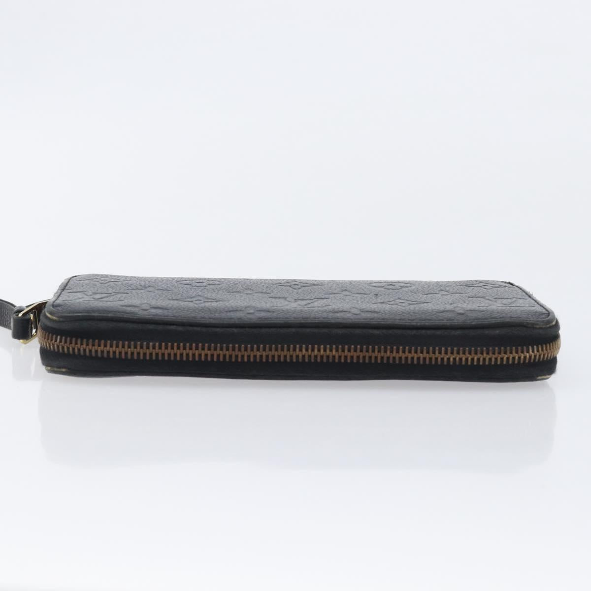 LOUIS VUITTON Monogram Empreinte Zippy Wallet Long Wallet M61864 LV Auth 206817