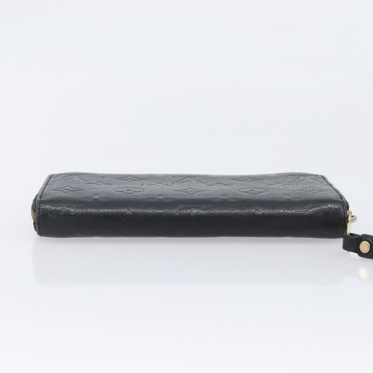 LOUIS VUITTON Monogram Empreinte Zippy Wallet Long Wallet M61864 LV Auth 206817
