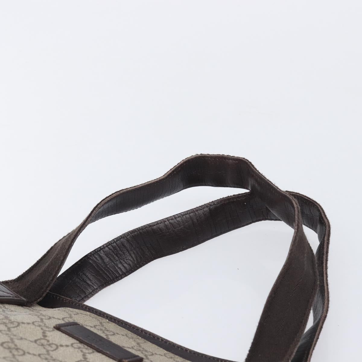 GUCCI GG Supreme GG Canvas Shoulder Bag 3 Set Beige Black Auth 206846