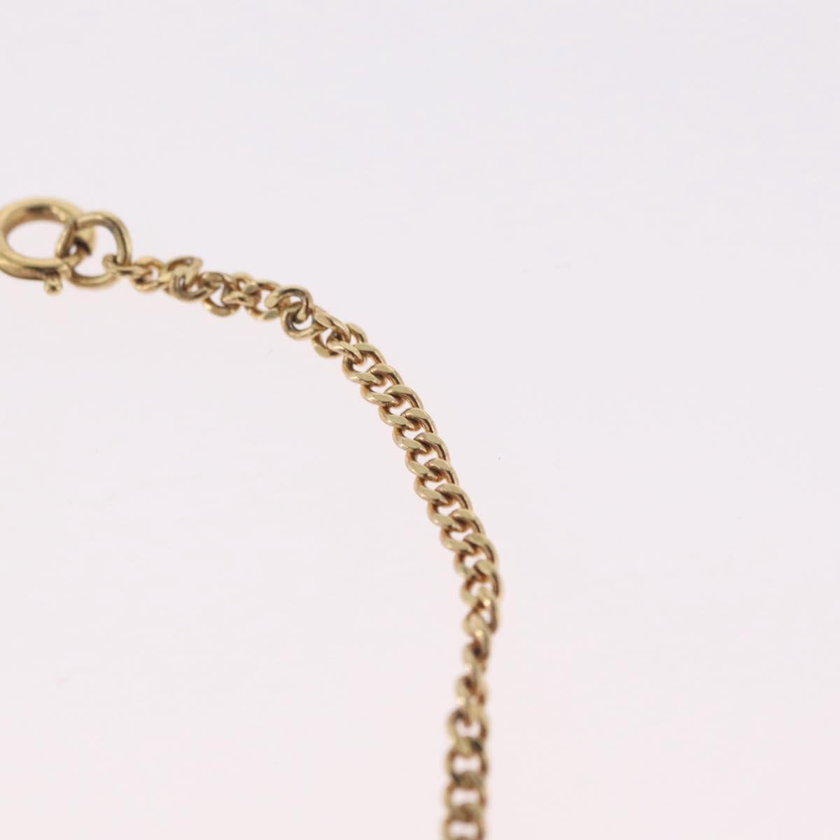 Christian Dior Bracelet Metal Gold Auth 206851