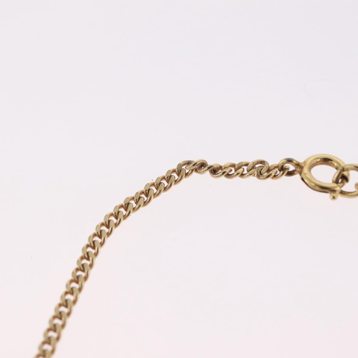 Christian Dior Bracelet Metal Gold Auth 206851