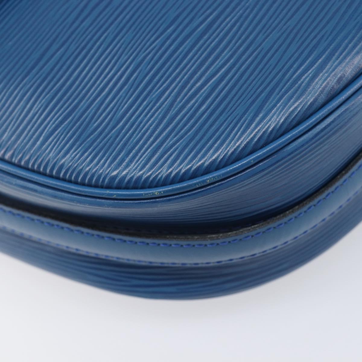 LOUIS VUITTON Epi June Feuille Shoulder Bag Blue M52155 LV Auth 206872A