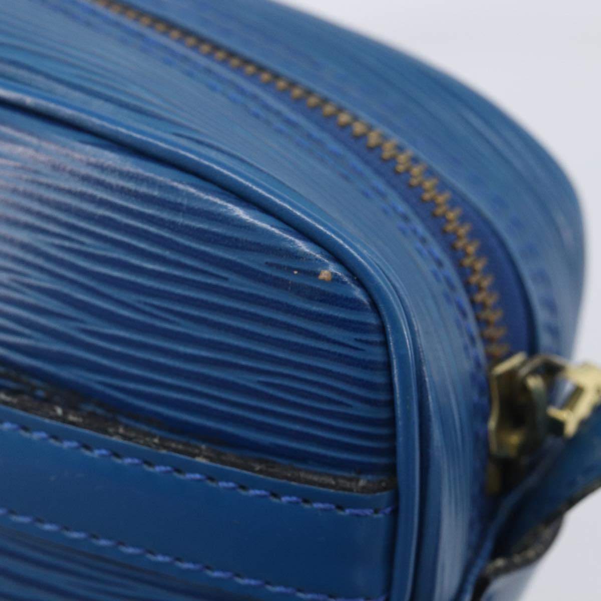 LOUIS VUITTON Epi June Feuille Shoulder Bag Blue M52155 LV Auth 206872A