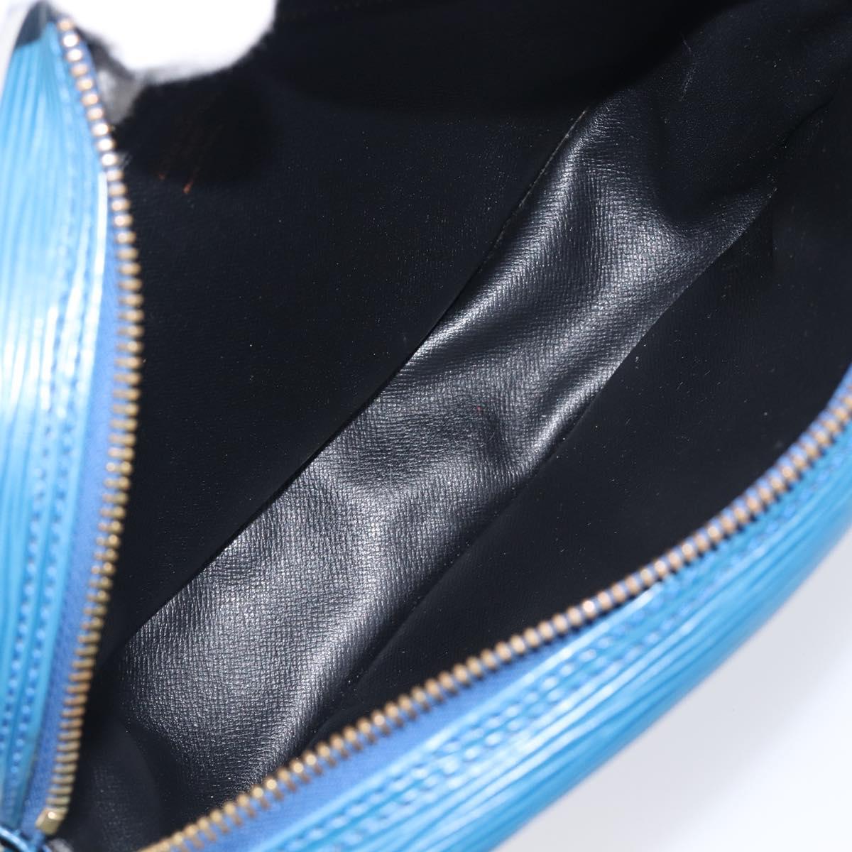 LOUIS VUITTON Epi June Feuille Shoulder Bag Blue M52155 LV Auth 206872A