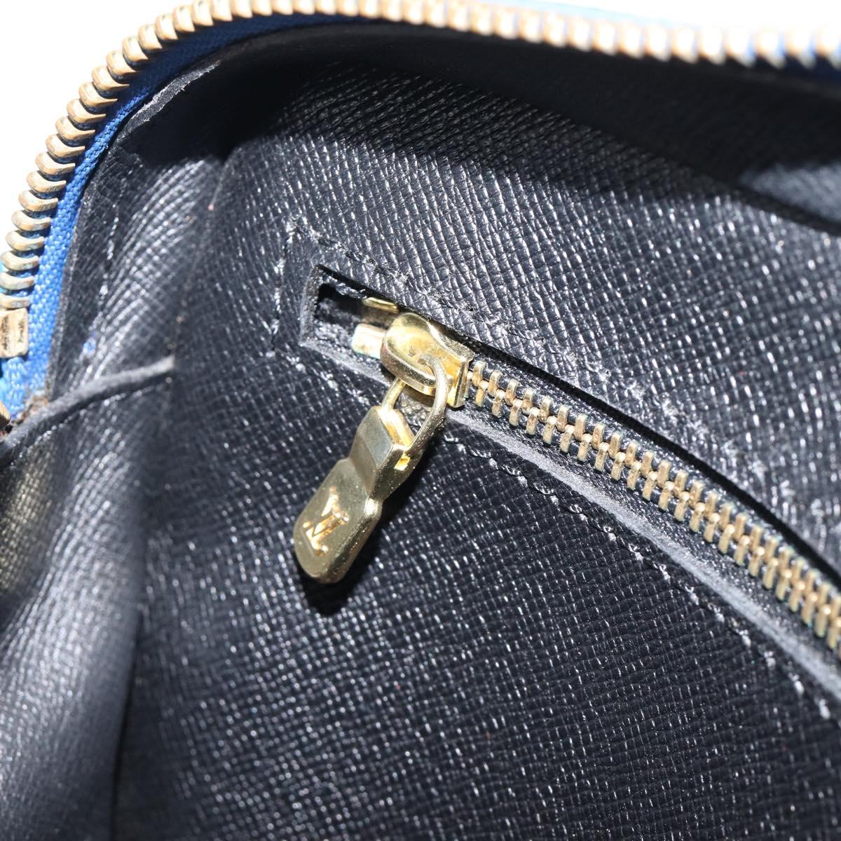 LOUIS VUITTON Epi June Feuille Shoulder Bag Blue M52155 LV Auth 206872A