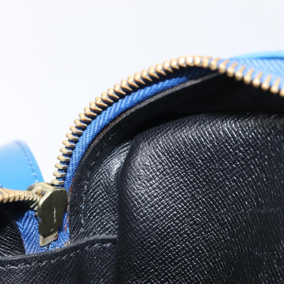 LOUIS VUITTON Epi June Feuille Shoulder Bag Blue M52155 LV Auth 206872A