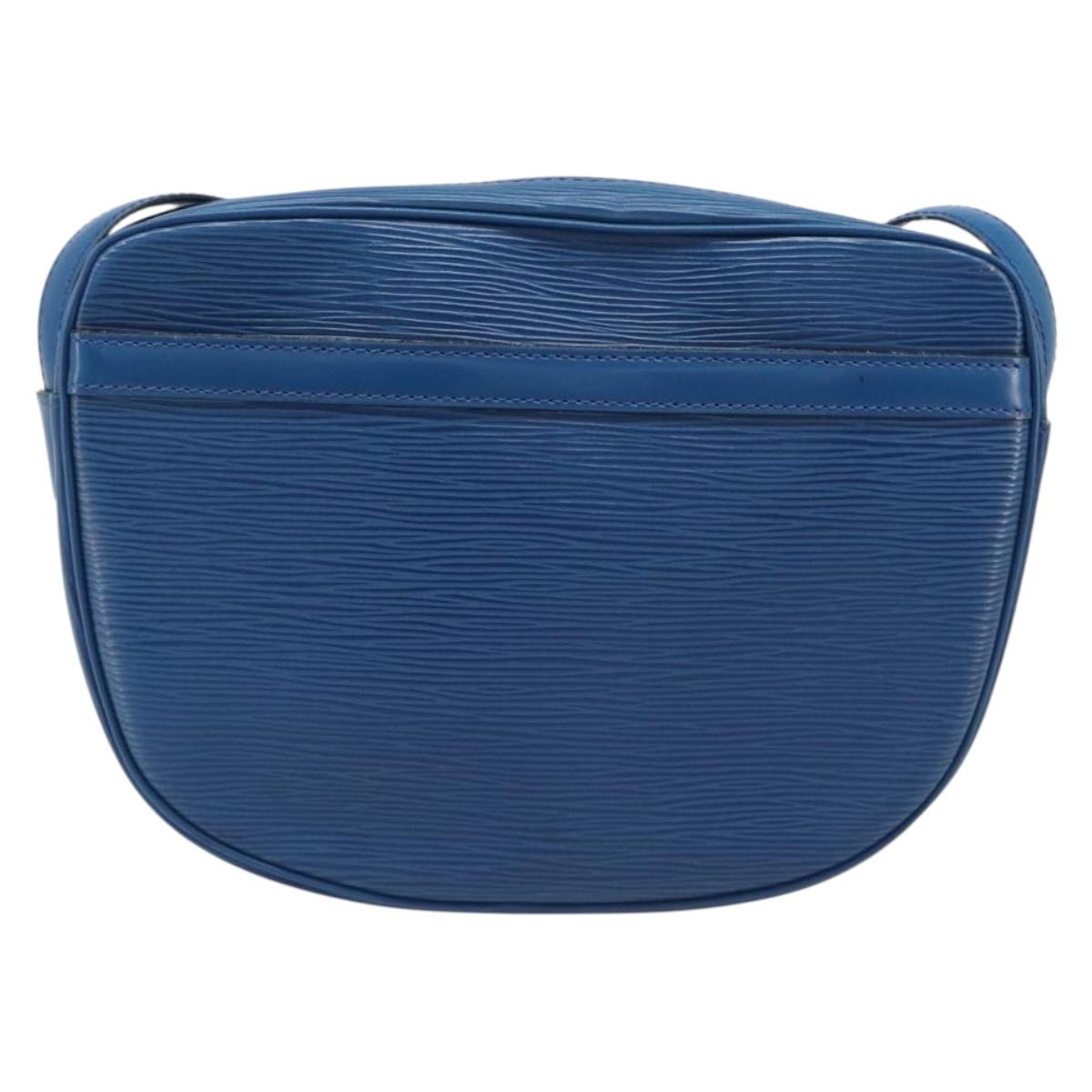 LOUIS VUITTON Epi June Feuille Shoulder Bag Blue M52155 LV Auth 206872A