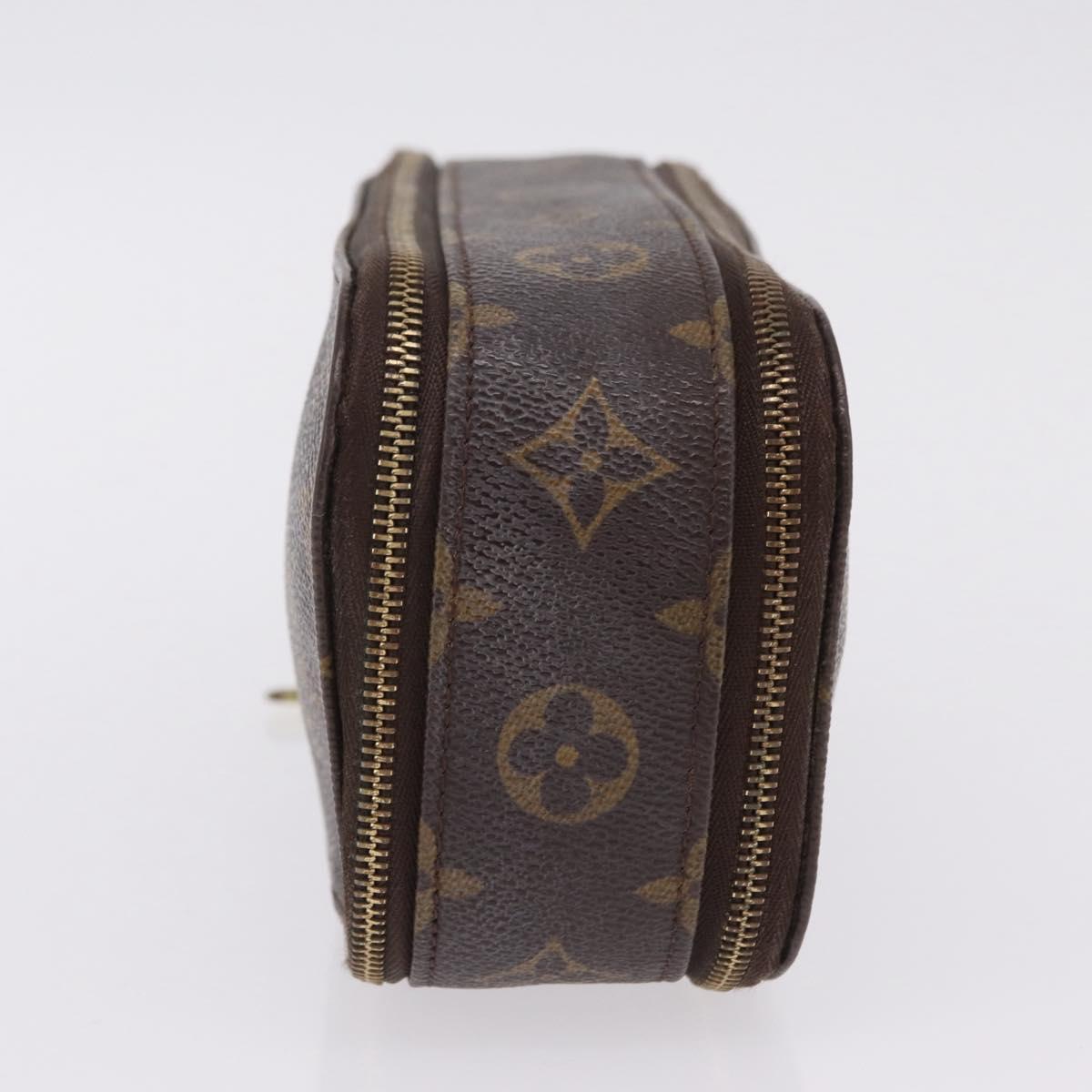 LOUIS VUITTON Monogram Trousse Brush PM Cosmetic Pouch M47510 LV Auth 206874
