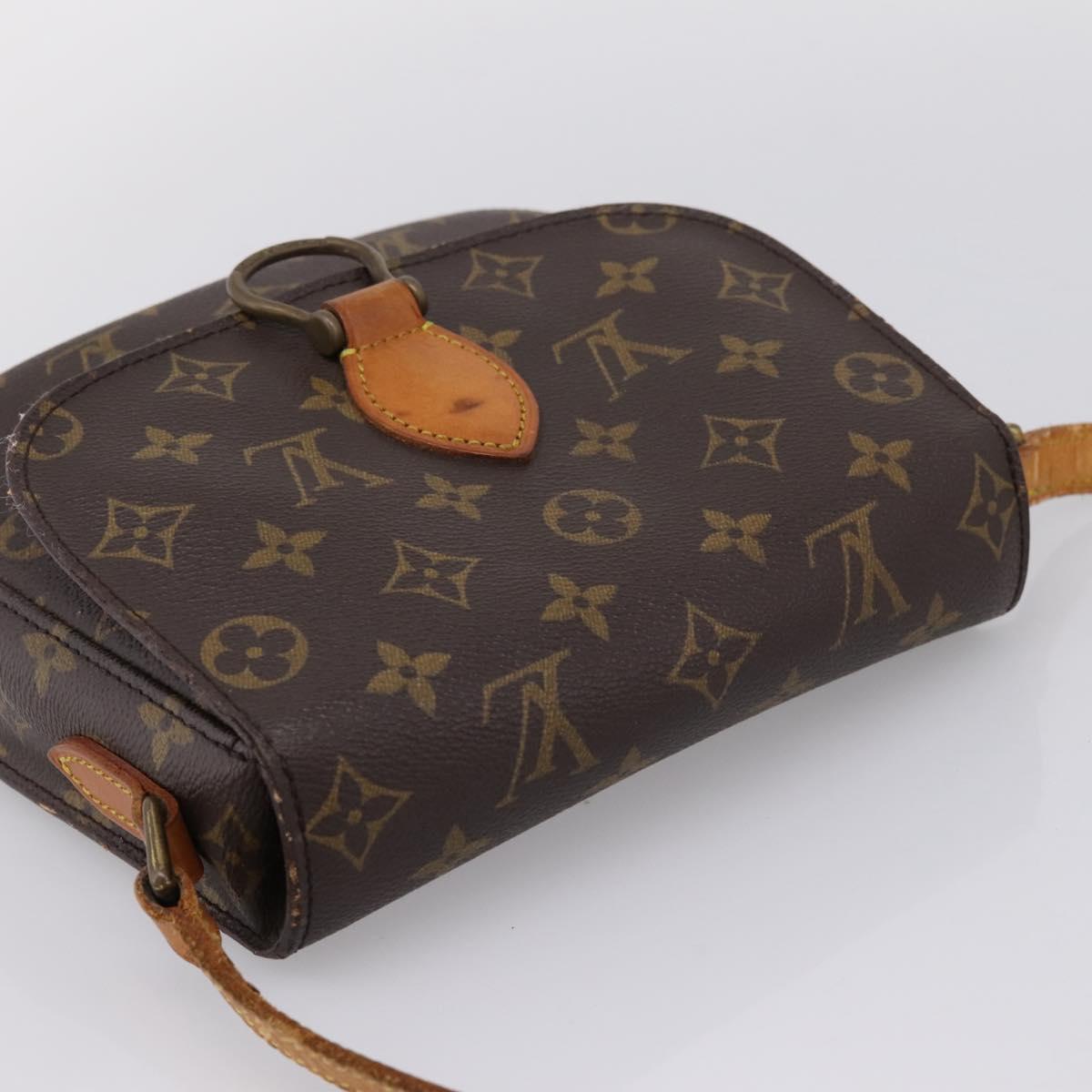 LOUIS VUITTON Monogram Saint Cloud MM Shoulder Bag M51243 LV Auth 206877