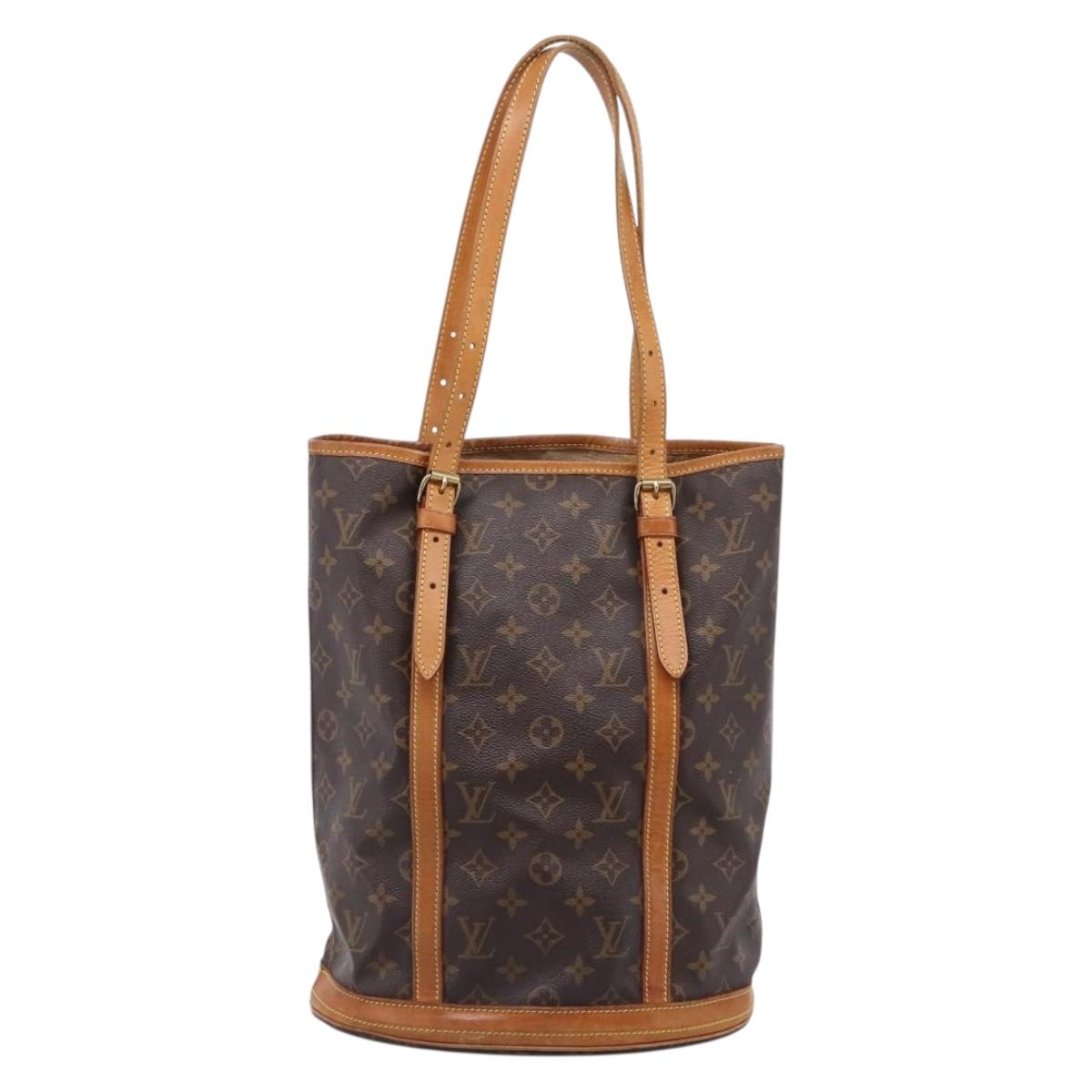 LOUIS VUITTON Monogram Bucket GM Shoulder Bag M42236 LV Auth 206879