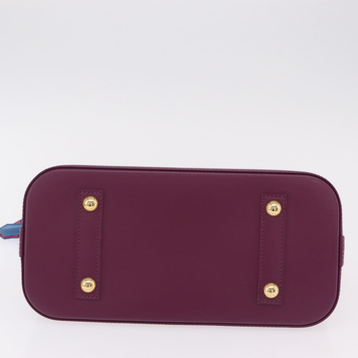 LOUIS VUITTON Monogram Totem Alma PM Hand Bag Purple LV Auth 206881SAM