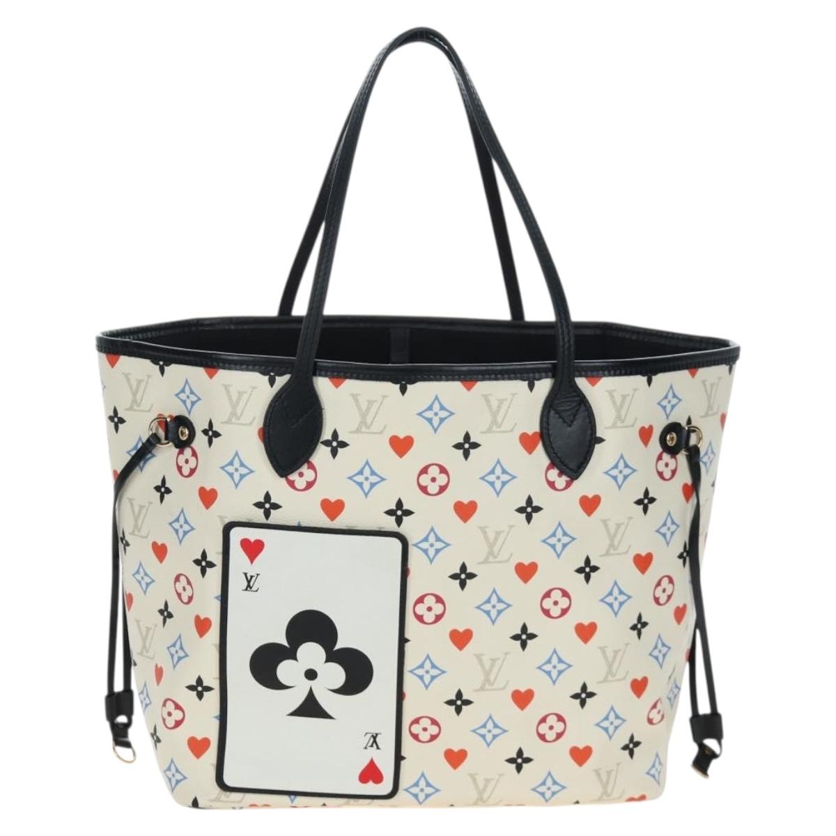 LOUIS VUITTON Monogram game Neverfull MM Bag Multicolor M57462 LV Auth 206917SAM