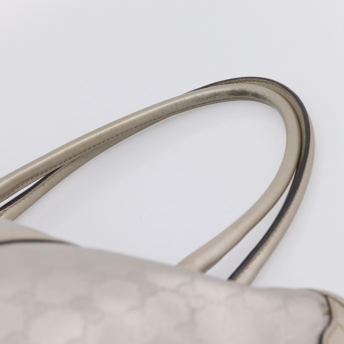 GUCCI GG Implementation Tote Bag PVC Champagne Gold 197953 Auth 206922