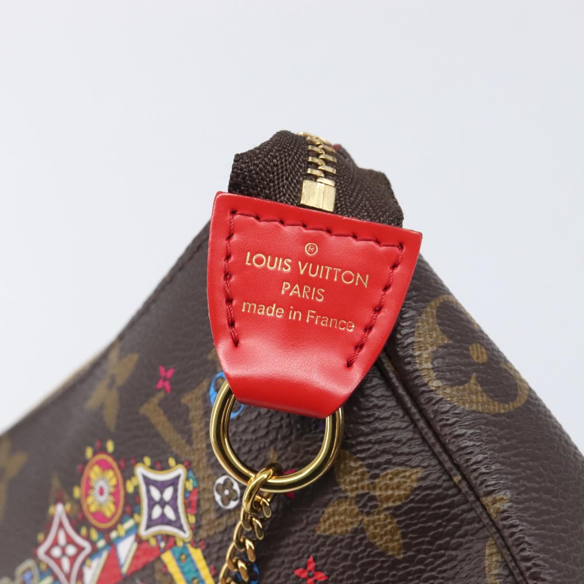 LOUIS VUITTON Vivienne Mini Pochette Accessoires Pouch M69976 LV Auth 206936SAM