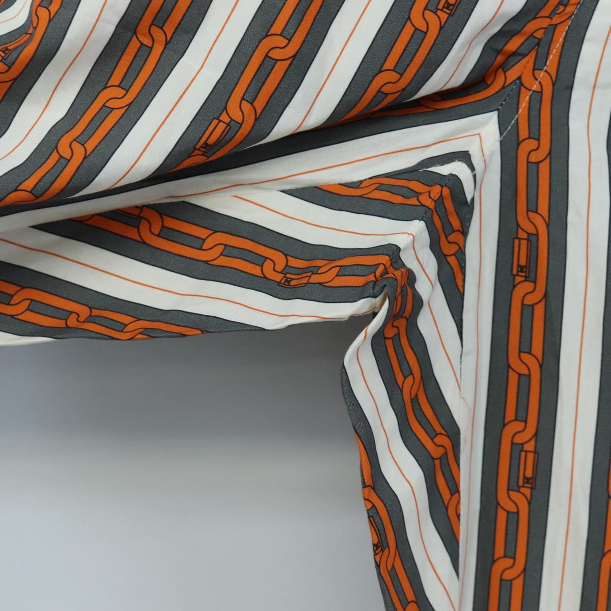 LOUIS VUITTON Pants Cotton 40 Orange LV Auth 206947M