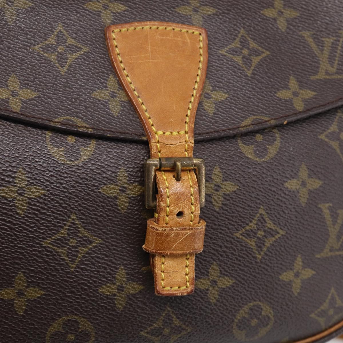 LOUIS VUITTON Monogram Jeune Fille MM Shoulder Bag M51226 LV Auth 206956