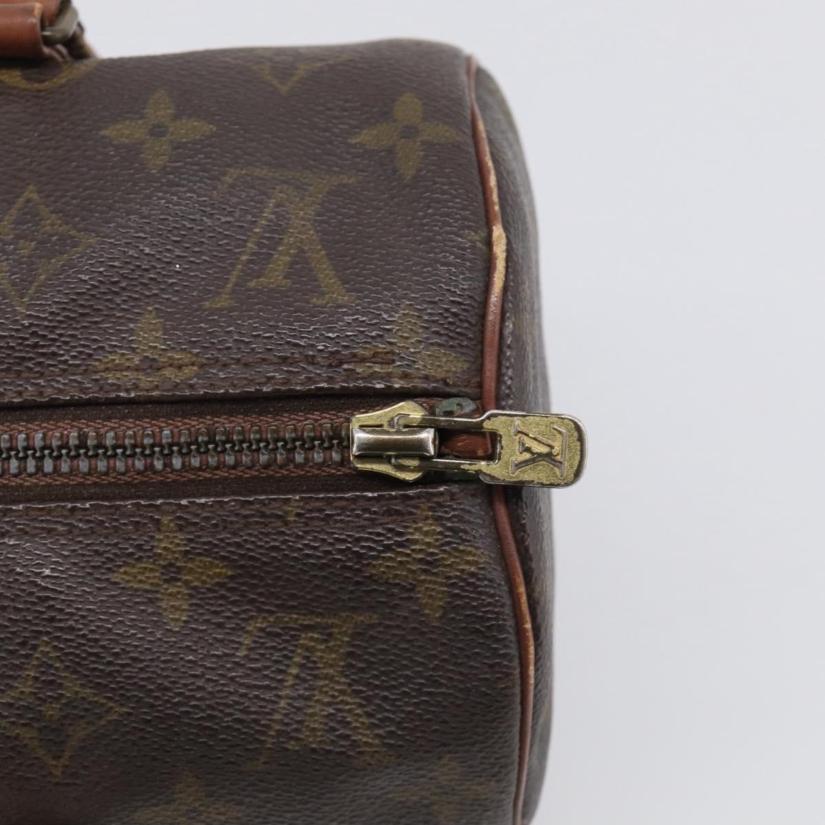 LOUIS VUITTON Monogram Papillon 30 Hand Bag M51365 LV Auth 206957