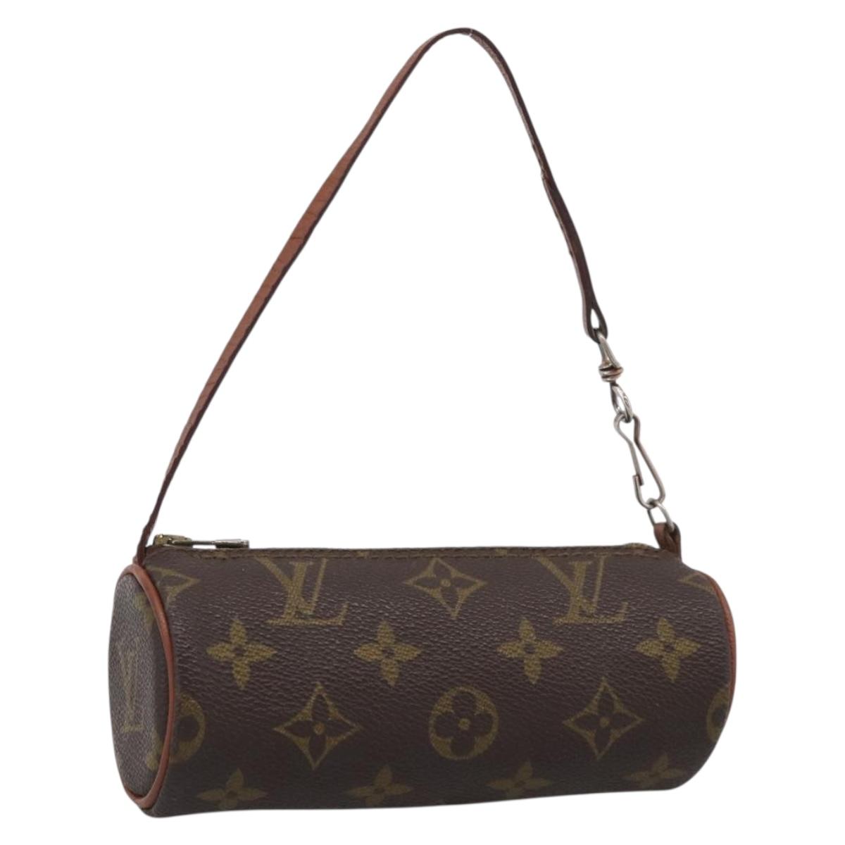 LOUIS VUITTON Monogram Papillon Pouch LV Auth 206958