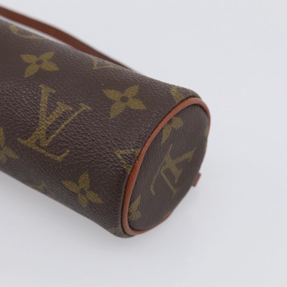 LOUIS VUITTON Monogram Papillon Pouch LV Auth 206958