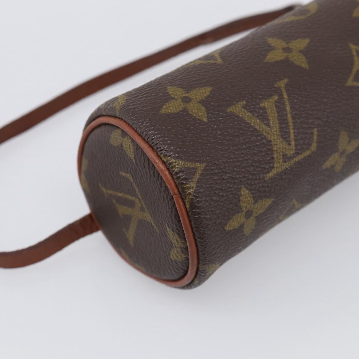 LOUIS VUITTON Monogram Papillon Pouch LV Auth 206958