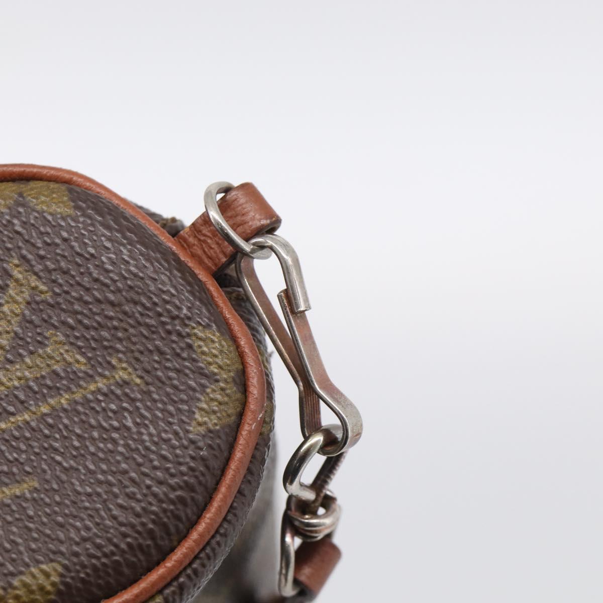 LOUIS VUITTON Monogram Papillon Pouch LV Auth 206958
