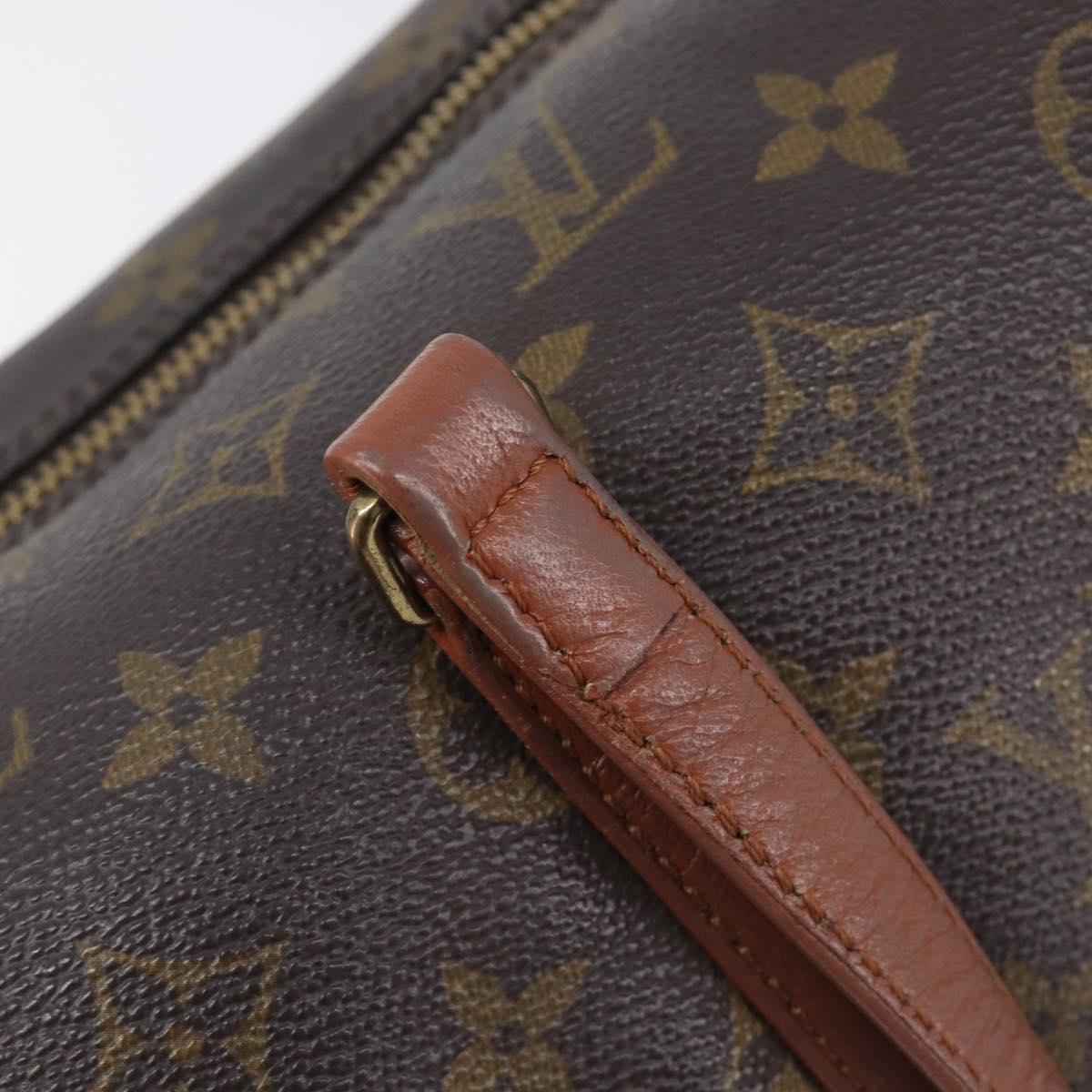 LOUIS VUITTON Monogram Papillon 30 Hand Bag M51365 LV Auth 206959