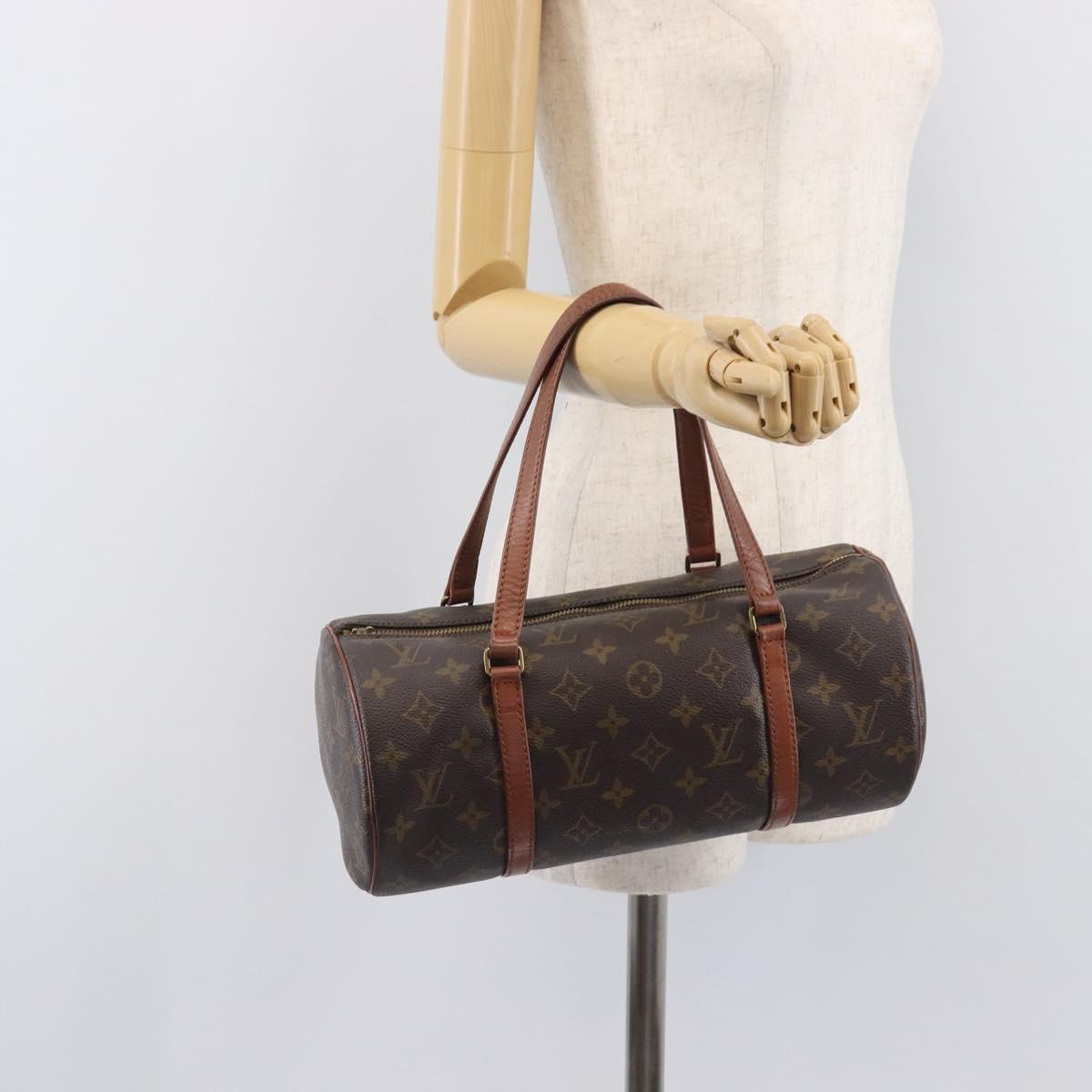 LOUIS VUITTON Monogram Papillon 30 Hand Bag M51365 LV Auth 206959