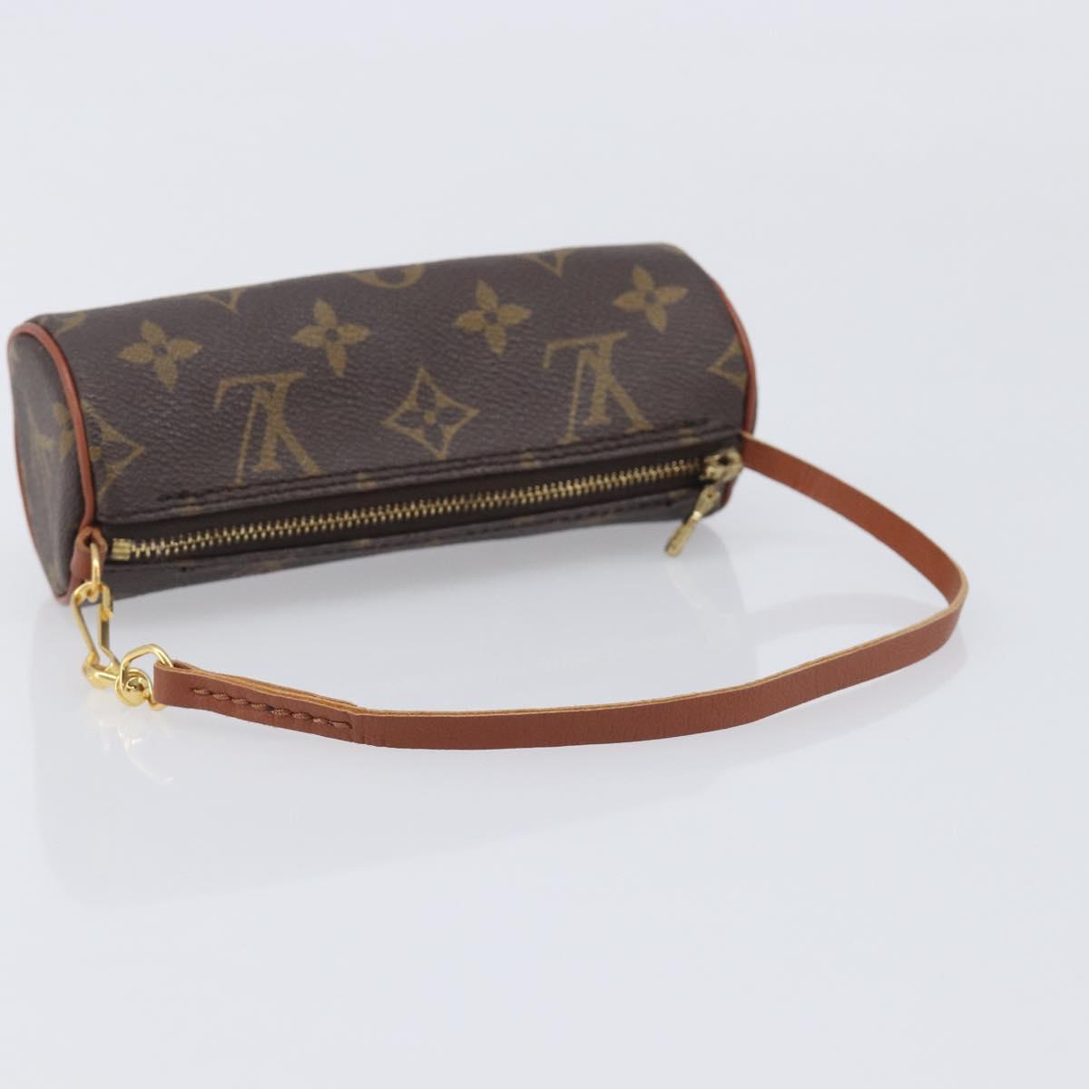 LOUIS VUITTON Monogram Papillon Pouch LV Auth 206960
