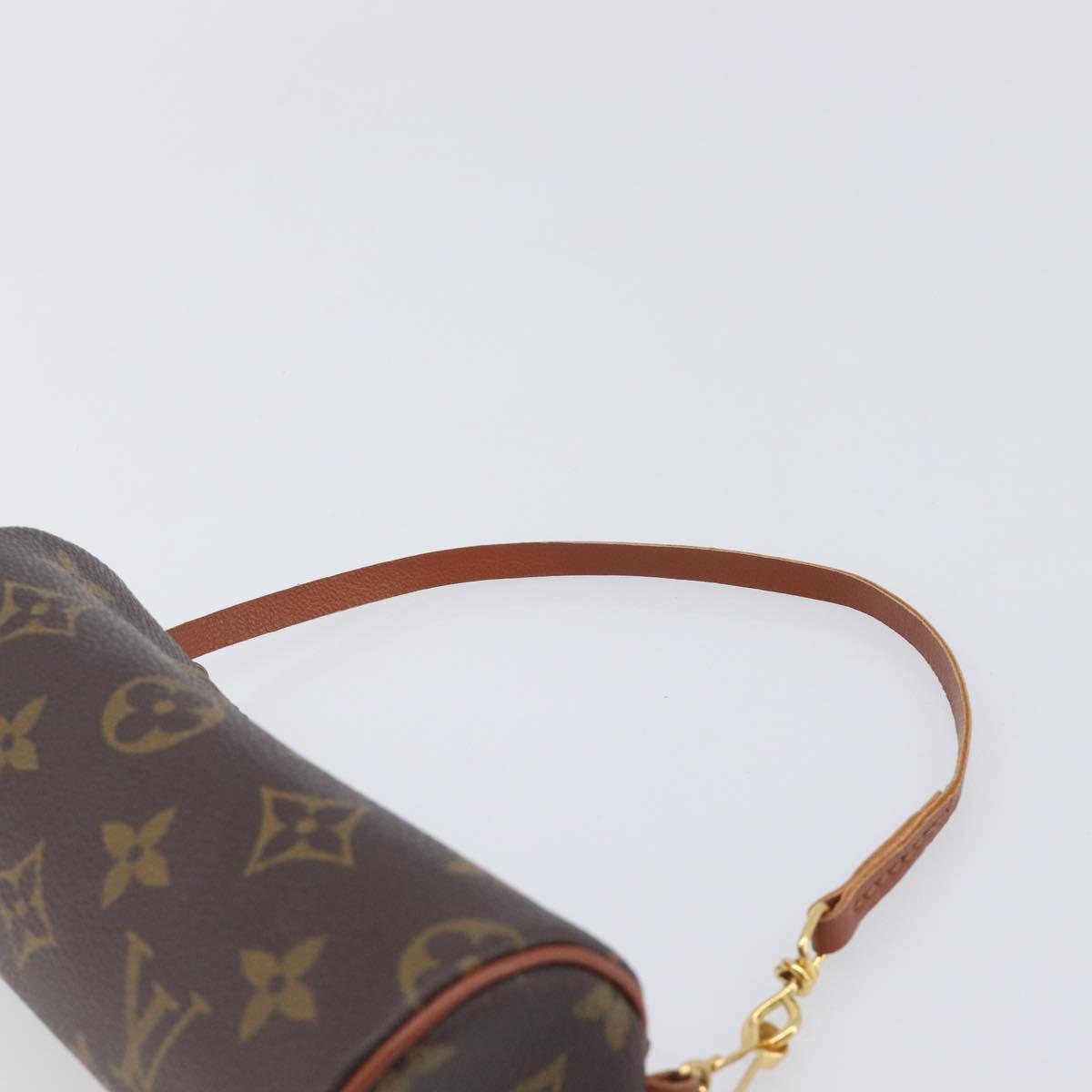 LOUIS VUITTON Monogram Papillon Pouch LV Auth 206960
