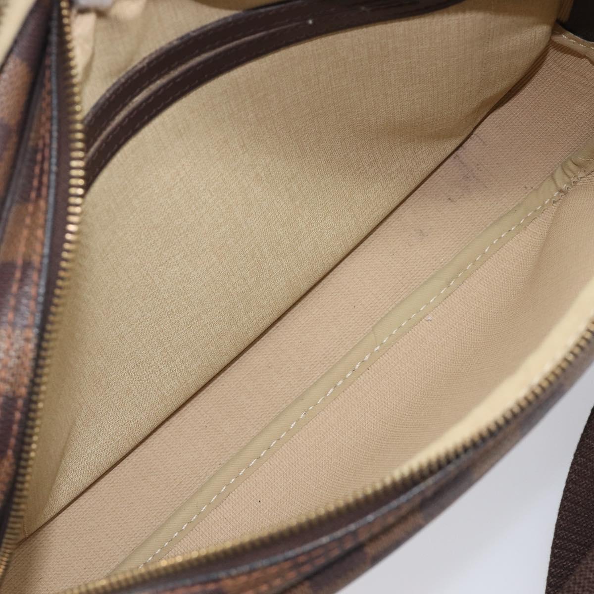 LOUIS VUITTON Damier Ebene Reporter PM Shoulder Bag SPO N45253 LV Auth 206963