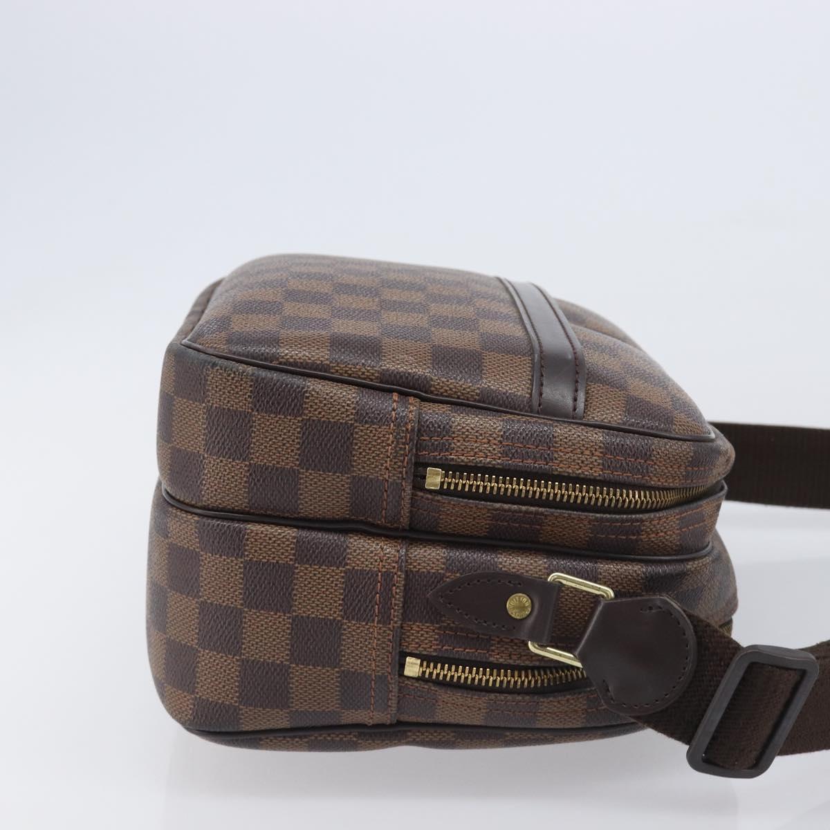 LOUIS VUITTON Damier Ebene Reporter PM Shoulder Bag SPO N45253 LV Auth 206963