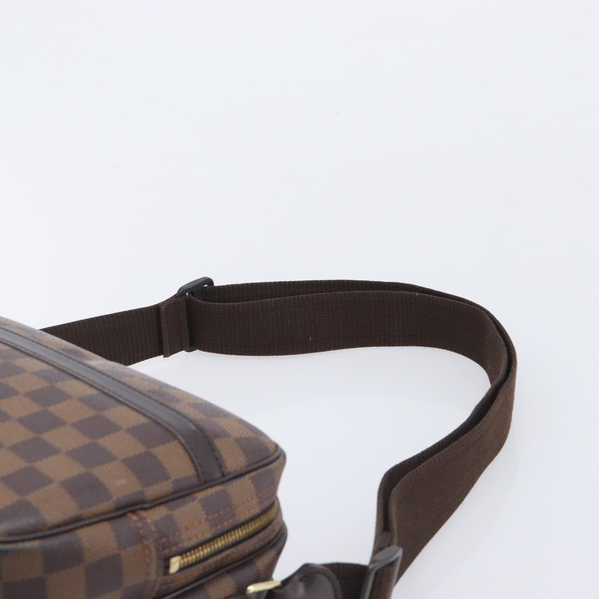 LOUIS VUITTON Damier Ebene Reporter PM Shoulder Bag SPO N45253 LV Auth 206963