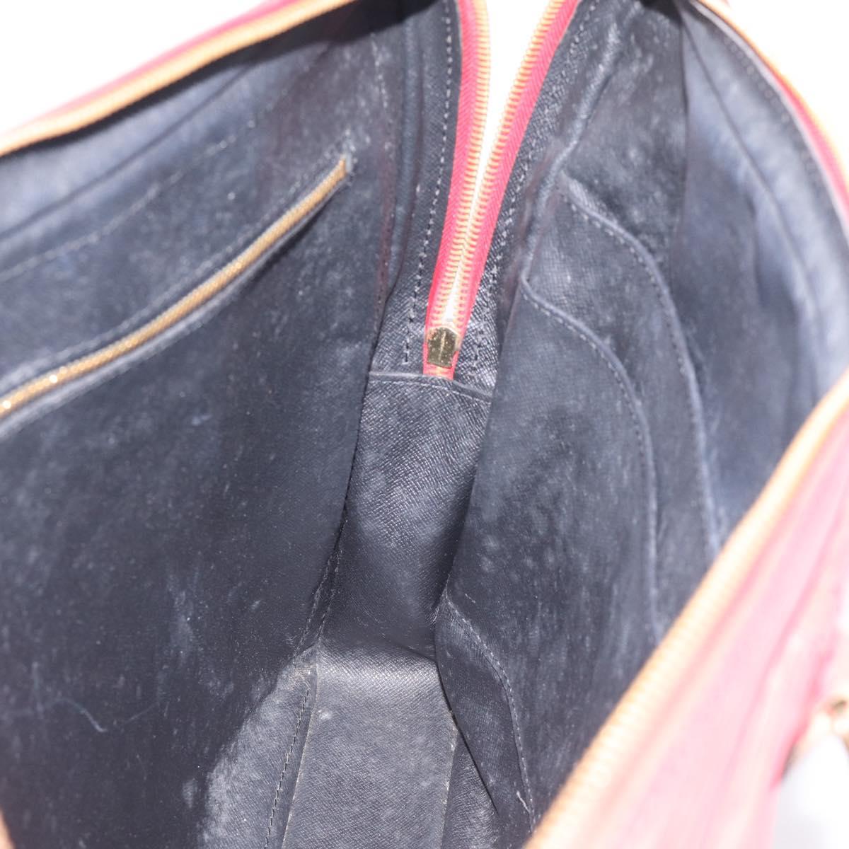 LOUIS VUITTON Epi Porte Documents Voyage Business Bag Red M54477 LV Auth 206964
