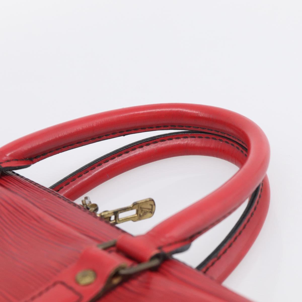 LOUIS VUITTON Epi Porte Documents Voyage Business Bag Red M54477 LV Auth 206964