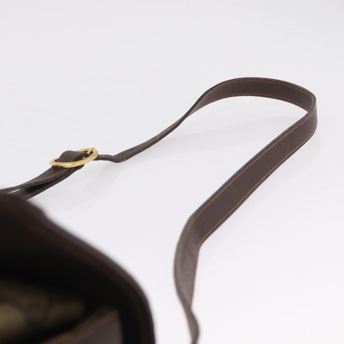 GUCCI GG Supreme Web Sherry Line Bag PVC Beige Gold 904 02 084 Auth 206972